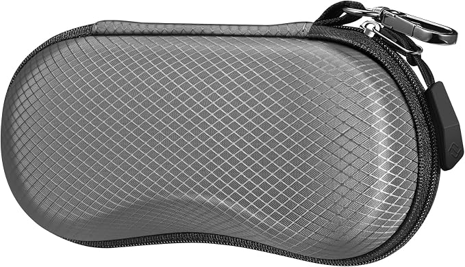 FINTIE Sunglasses Case, Hard EVA Shell Shockproof Sport Glasses Case with Metal Carabiner Travel Zipper Eyeglasses Holder