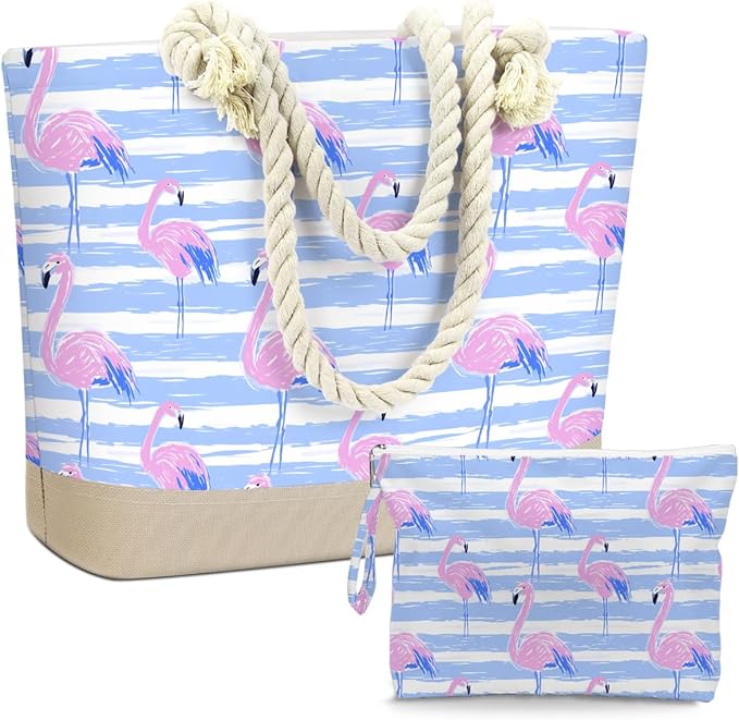 BELLOWDEER Beach Bags for Women, Wet Bag Cosmetic Bag for Beach Toiletries, Summer Travel Essentials, Gifts for Women