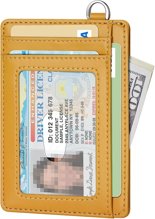 FurArt Slim Minimalist Wallet, Front Pocket Wallets, RFID Blocking, Credit Card Holder for Men