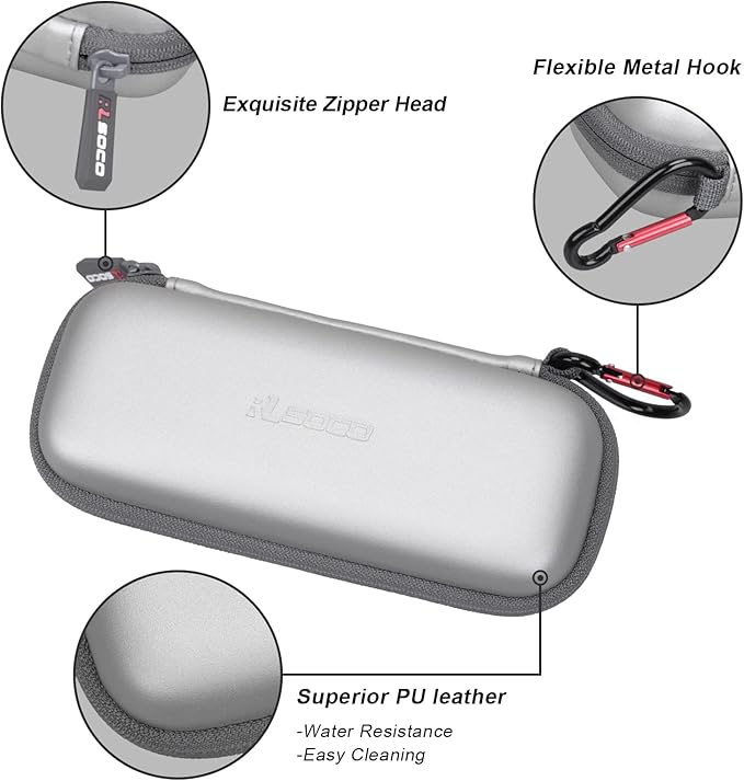 RLSOCO Carrying Case for Merkur Futur 23C/33C/34C/37C/38C Razor & works with Schick Razor (Case Only)