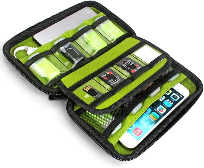 Aprince Digital Gadget Case Waterproof Memory Card Case, Designed for External Hard Drive,USB Flash Drives,Power Banks - Best for Traveling