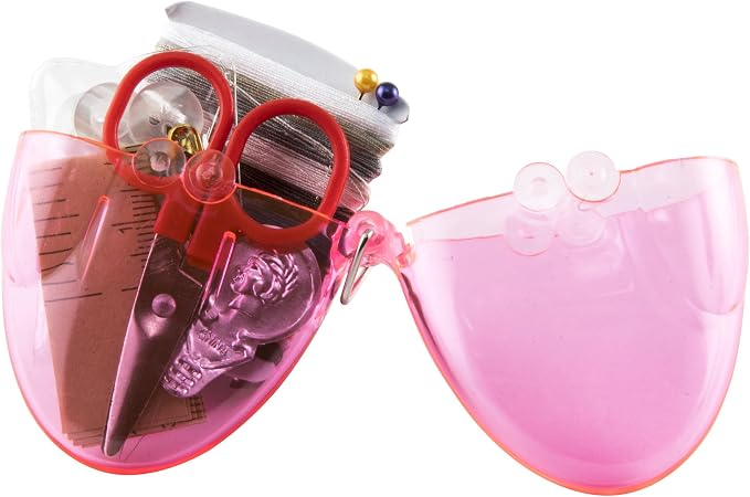 SINGER 01927 Travel Sewing Kit in Case, Assorted Colors, Multicolor