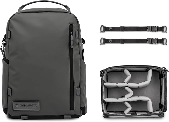 WANDRD PRVKE Zip 31L V4 Photography Bundle – Weatherproof Travel Camera Backpack with Essential Camera Cube and Laptop Sleeve