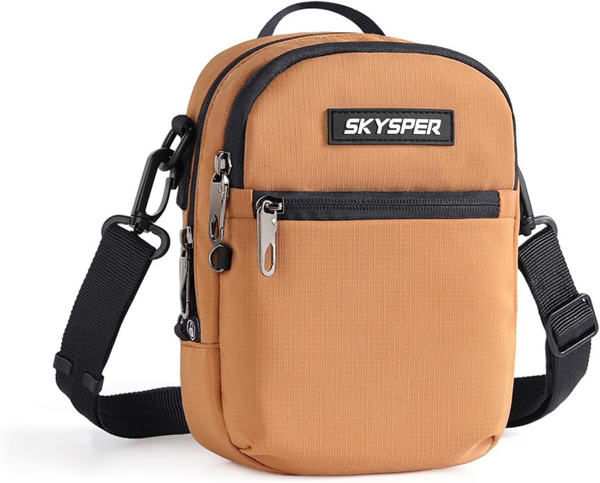 SKYSPER Small Anti Theft Crossbody Sling Bag RFID Cross Body Bag Travel Shoulder Daypack