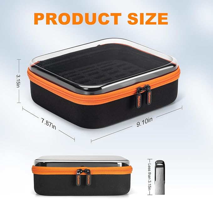 USB Flash Drive Case USB Storage with Labels, 72 Slots Thumb Drive Cases, Memory Card Case for USB Flash Drives, USB Holder Flash Drive Organizer Fits for Samsung/Sandisk/SamData/Lexar Jump Drive