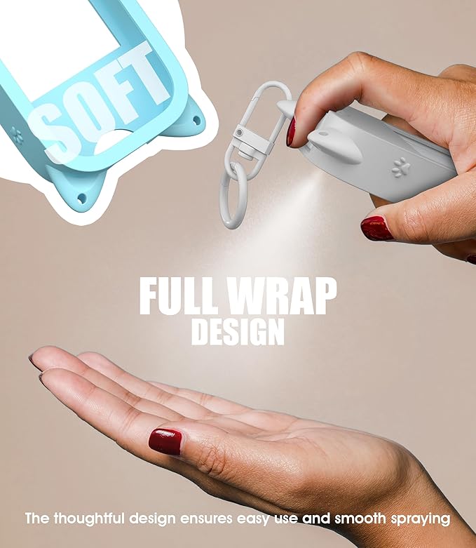 Sonnorel Silicone Case Compatible with Touchland Hand Sanitizer Spray (Fit for 1 FL OZ/30 mL Ver)