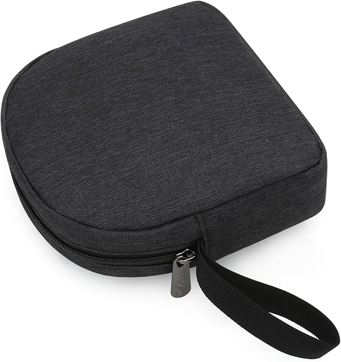 E-Tree Soft Headphone Case Bag for JBL Tune 510BT/520BT/500BT/720BT/Sony WH-CH520/510/720/710/BERIBES/SoundCore Q20/30/TOZO/KVIDIO/JLab/Bose, Travel Electronic Accessories Organizer (Black)