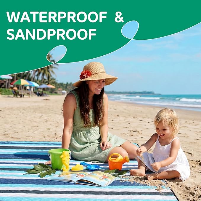 Waterproof Beach Blanket Picnic Outdoor Camping Mat Smokeless Men Guy Christmas Birthday Cool Ideas Best Friend Teacher Co Worker Boss Manager Unique Retirement Retired Appreciation Adult