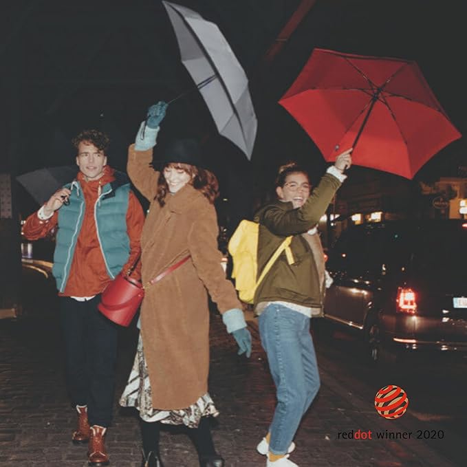 Knirps US.050 Ultra Light Pocket Size Manual Rain Umbrella with Carrying Case