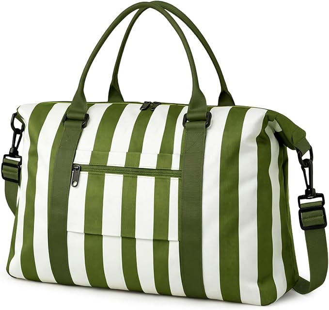 TOPBAG Travel Duffle Bag, Waterproof Weekender Carry On Tote Bags for Women, Sport Gym Bag for Men, Hospital Bag for Labor and Delivery, Overnight Luggage Bag with Trolley Sleeve