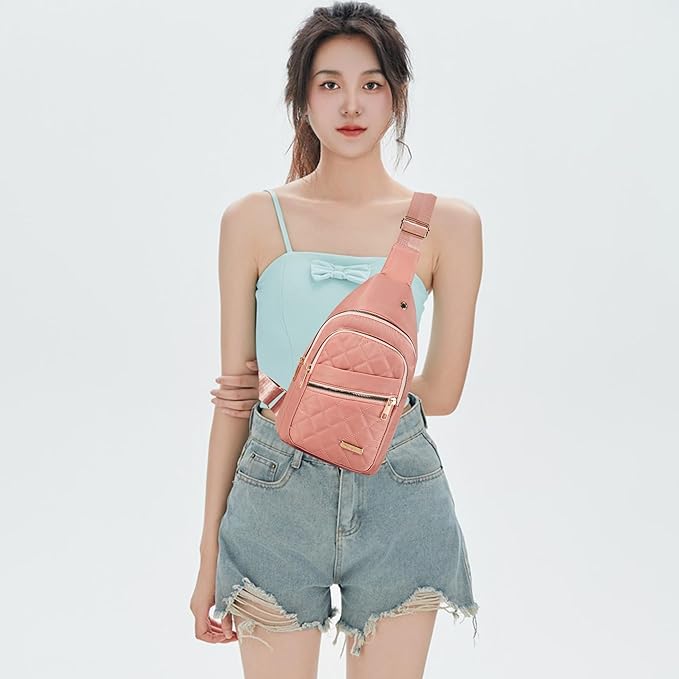 Banelu Small Sling Bag Crossbody Sling Backpack for Women Trendy, Small Crossbody Purse Cross Body Bag for Hiking Traveling