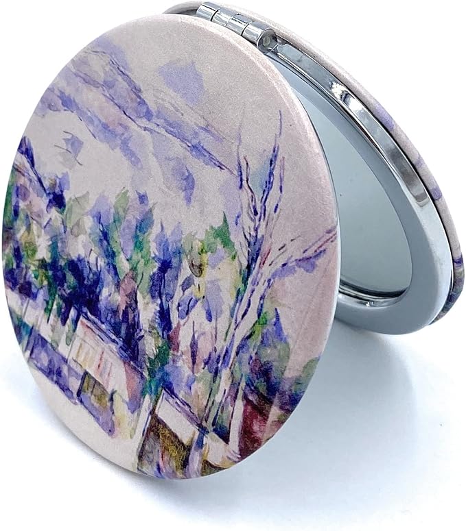Compact Mirror White Pocket Mirror Bulk for Kids Small Travel Mirror for Bags Paul Cezanne Art Print Unique Makeup Gift for Girls