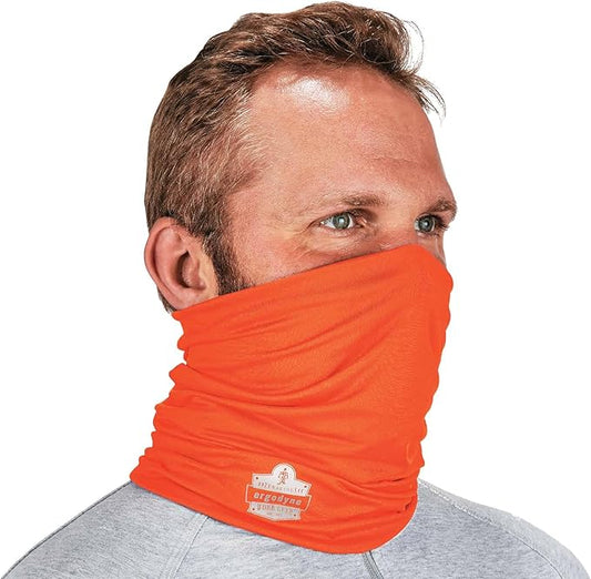Ergodyne Chill-Its 6487 Cooling Neck Gaiter, Multiple Ways to Wear Headband or Face Mask