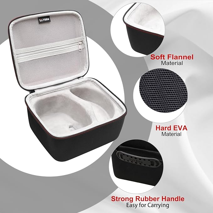 LTGEM Case for Walker's Razor Slim Ear Muffs - Hard Storage Travel Protective Carrying Bag