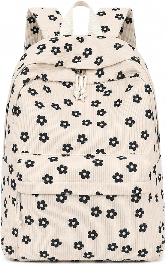 Bluboon School Backpack for Teen Girls Bookbags Elementary High School Corduroy Laptop Bags Women Travel Daypacks