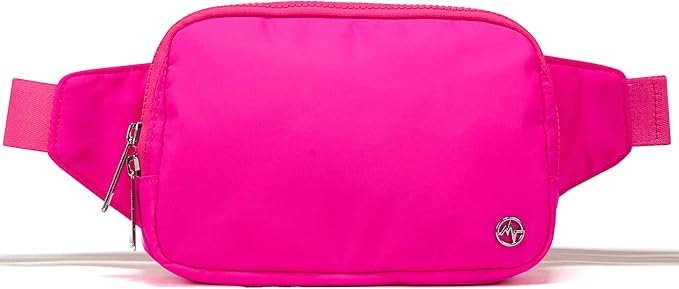 Pander Belt Bag Large 2L, Nylon Fanny Pack Purse for Women and Men with Adjustable Strap
