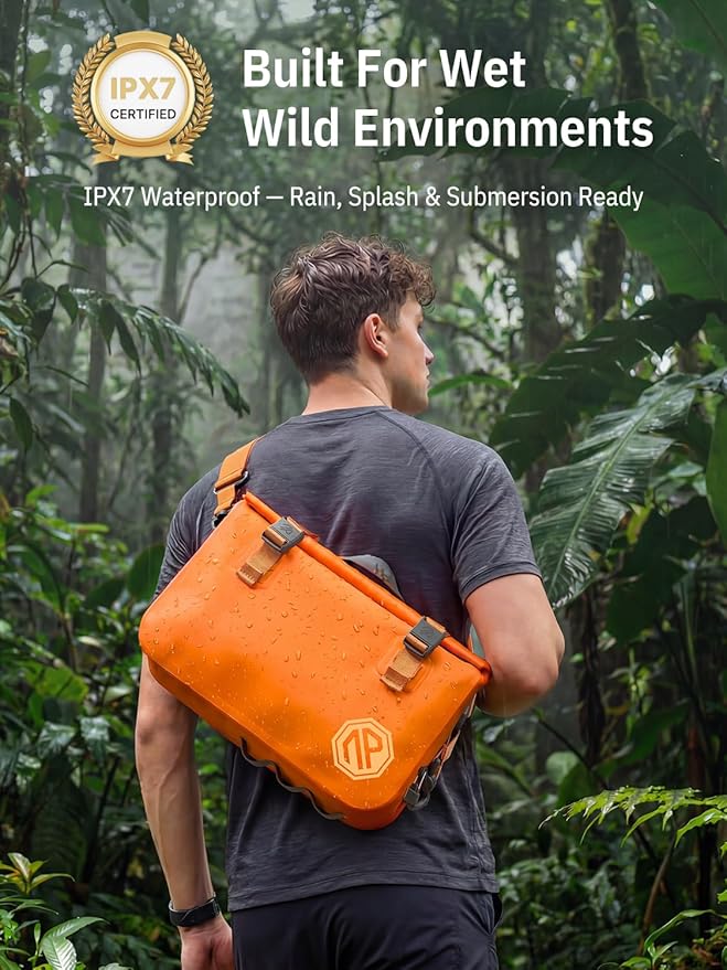 niphean IPX7 Waterproof Fanny Pack with Magnetic One-Hand Closure, Durable Waterproof Dry Bag, for Kayaking, Paddle Boarding, Beach Cruise Essentials, 2.5L Phone Pouch Dry Bags for Men Women