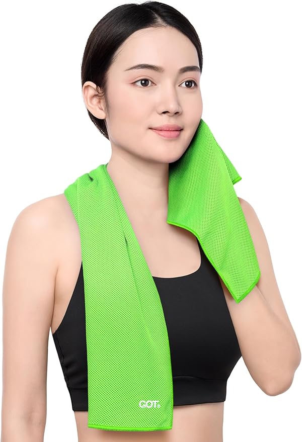 GOT Sports Cooling Towel (40" x 12") – Instant Cooling Neck & Face Wrap, Sweat Towel for Gym, Workout, Running & Extreme Heat