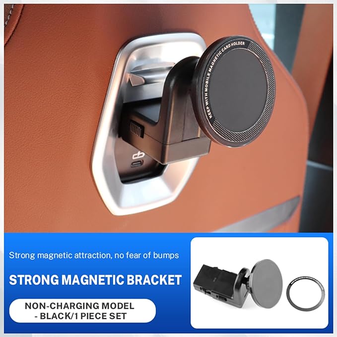 for BMW X5 X6 G05 G06 G60 G45 Tablet Holder Strong Magnetic Attraction/Gravity Clamp ipad Car Holder Back Seat Road Trip Essentials (Magnetic)