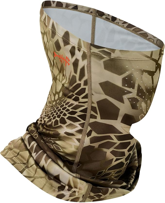 BASSDASH Neck Gaiter Mask UPF 50 Sun Protection for Men & Women, Fishing, Hiking, Outdoor