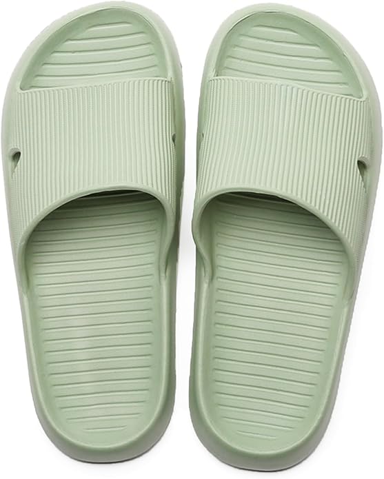 Anmerl Shower Shoes for Men and Women, Soft Lightweight Quick-Drying & Non-Slip House Slippers Slides for Bathroom, Pool, Beach, Indoor & Outdoor