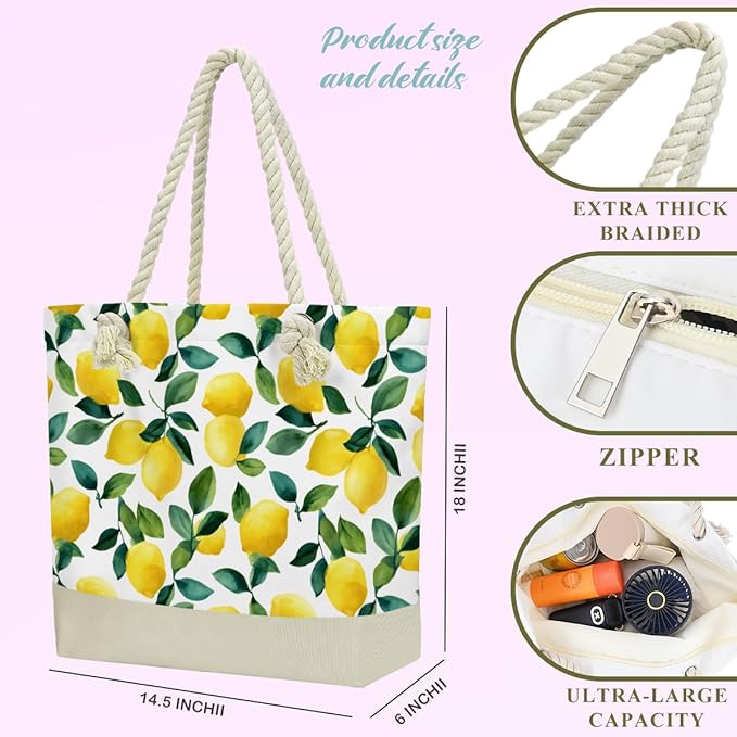 BELLOWDEER Beach Bags for Women, Wet Bag Cosmetic Bag for Beach Toiletries, Summer Travel Essentials, Gifts for Women