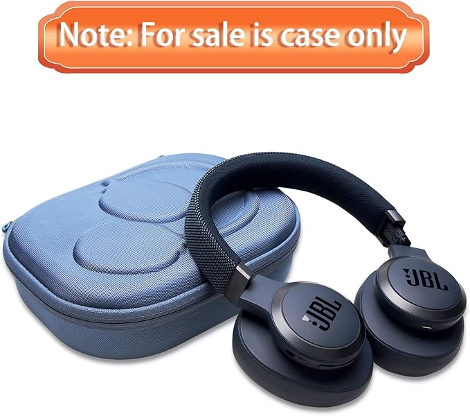 LTGEM Case Compatible with JBL Tune 770NC / 510BT / 720BT / 520BT / 520C / 670NC, for JBL Live 770NC / 670NC / 680NC / 780NC Headphones, Blue