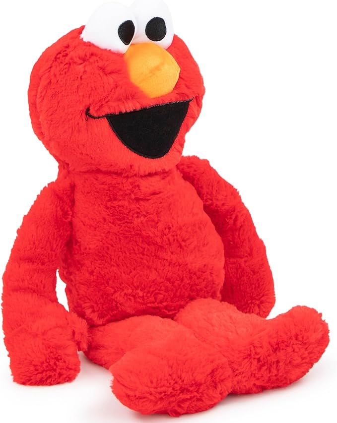 Jay Franco Plush Pillow Buddy Super Soft Polyester Microfiber | Sesame Street Elmo 22 inch (Official Sesame Street Product)