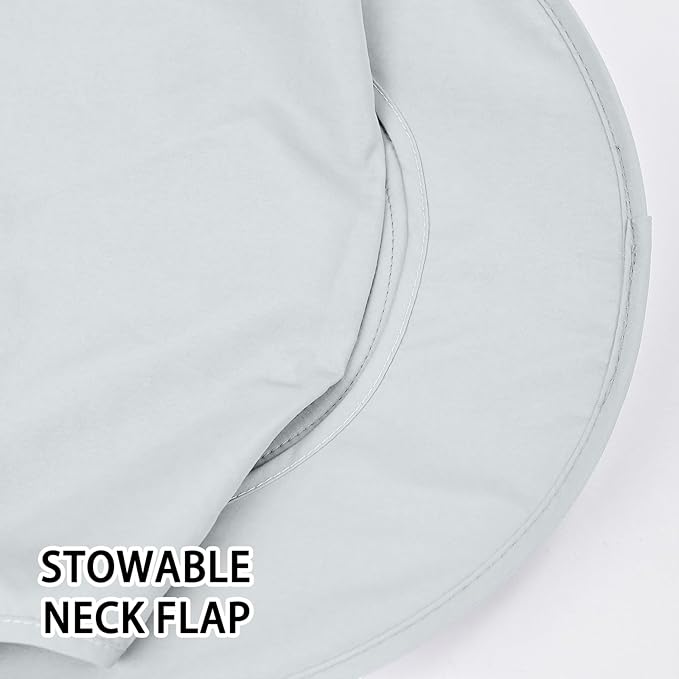 Sun Hats for Men Women Fishing Hat UPF 50+ Breathable Wide Brim Bucket Hats Summer UV Protection Safari Hat with Neck Flap