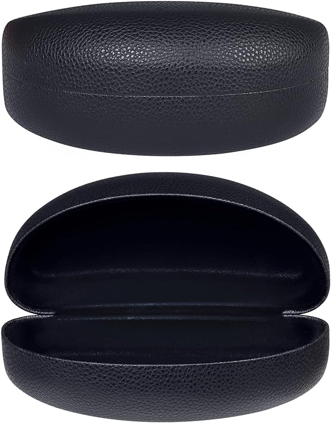 molshine Hard Shell Sunglasses Case,Classic Large Glasses Case for Sunglass,Eyeglasses with Cleaning Cloth,Pouch
