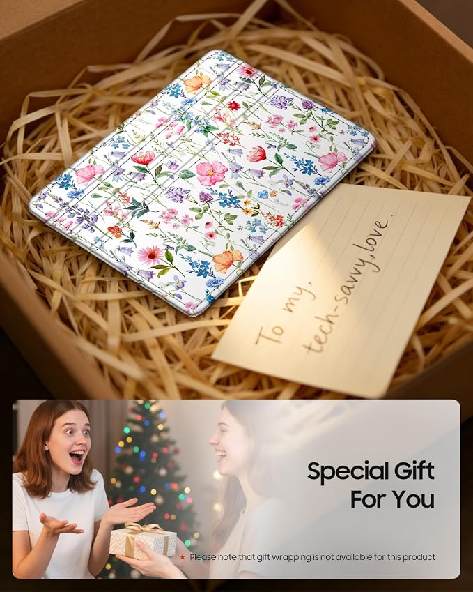 FINTIE Slim Minimalist Front Pocket Wallet, RFID Blocking Credit Card Holder Card Cases with ID Window for Men Women (Flower Fantasy)