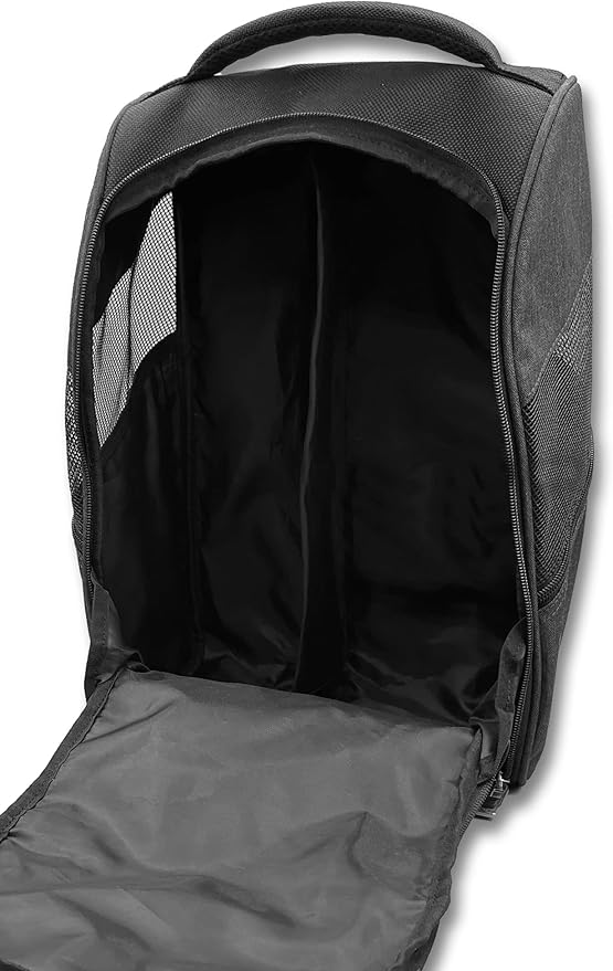 CaddyDaddy Premium Golf Shoe Bag Zipper Sports Shoe Strap Bag with Side and Front Accessory Pocket for Storing Golf Accessories Golf Shoe Carry Bags (Premium Golf Shoe Bag)