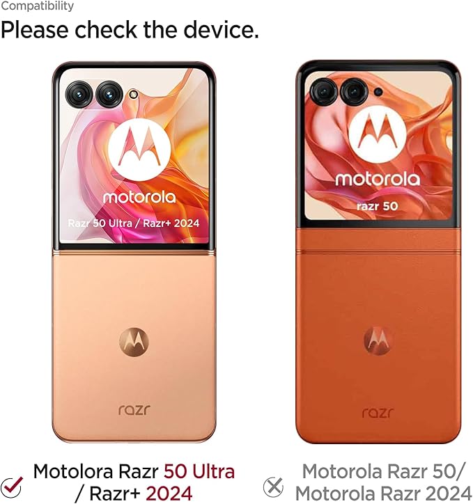 Miimall Slim fit for Motorola Razr Plus 2024 Case, Moto Razr+ 2024 Case with Hinge Ultra Thin Matte Hard PC Anti-Slip Light-Weight Shock-Proof Full Body Cover Phone Case for Moto Razr 2024 Plus,Red