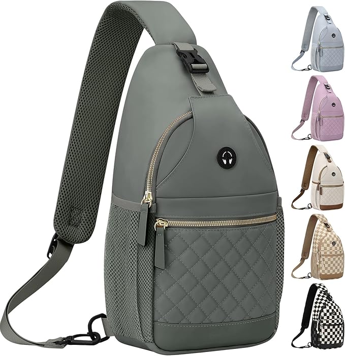 Small Crossbody Purses Bags for Women Men Travel, Chest Sling Bag Women Casual Cross Body Bag for Woman Sling Backpack