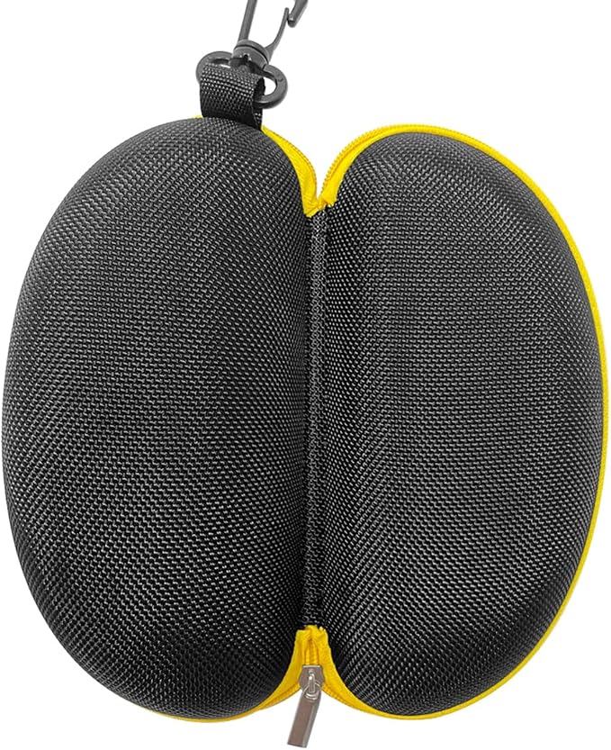 3pcs Zipper Hard Shell Sunglasses Case and Eyeglasses Case Portable Travel Glasses Case with Plastic Hook