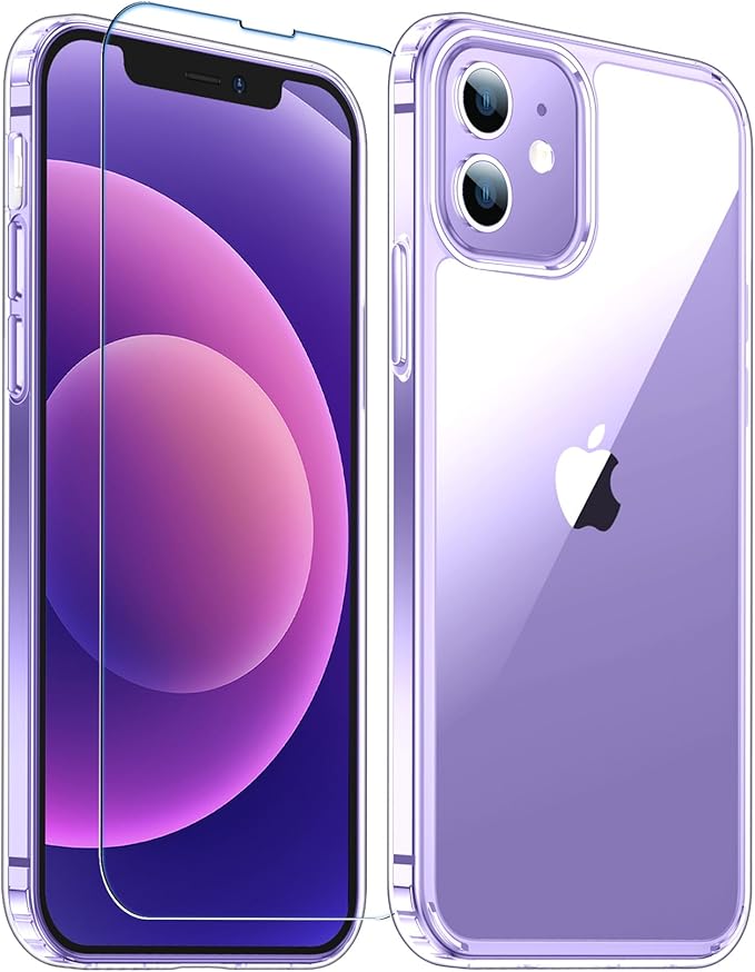 Case Designed for iPhone 12 Case/Designed for iPhone 12 Pro Case -Clear