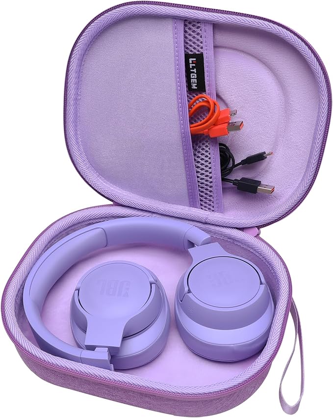 LTGEM Case Compatible with JBL Tune 520BT / 720BT / 520C / 770NC / 510BT / 670NC, for JBL Live 770NC / 670NC / 680NC / 780NC Headphones, Purple