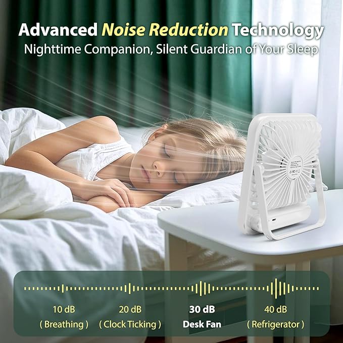 Portable Travel Fan for Cruise Approved, Cruise Essentials 2026 Rechargeable Fan100 Speed Wind Adjustable, Small Travel Essentials for Hotel Beside Sleeping Cruise Ship Essentials Cruise Must Haves