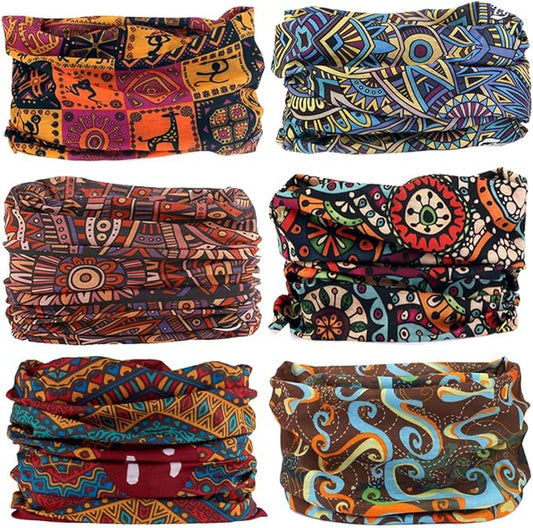 Neck Gaiter Face Cover Bandana Mask Scarf, Breathable Sun& Dust-proof for Cycling Running Fishing Hiking