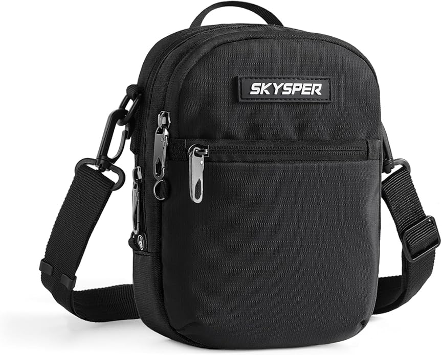 SKYSPER Small Anti Theft Crossbody Sling Bag RFID Cross Body Bag Travel Shoulder Daypack