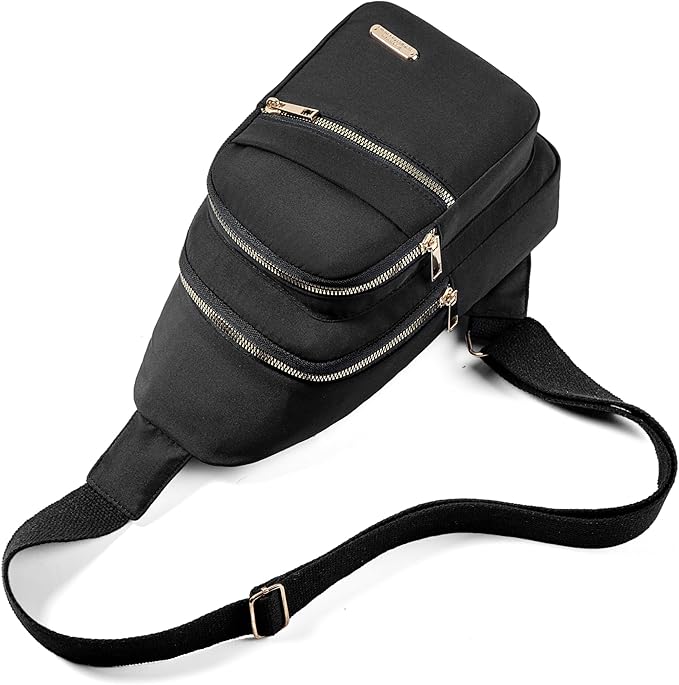 Banelu Small Crossbody Sling Bag Sling Backpack, Cross Body Bag Crossbody Purses for Hiking Traveling Outdoors