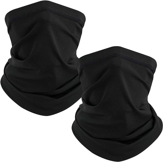 TICONN Neck Gaiter Face Cover Scarf, Neck Warmer Breathable Sun & Wind-proof for Skiing Fishing Hiking Cycling