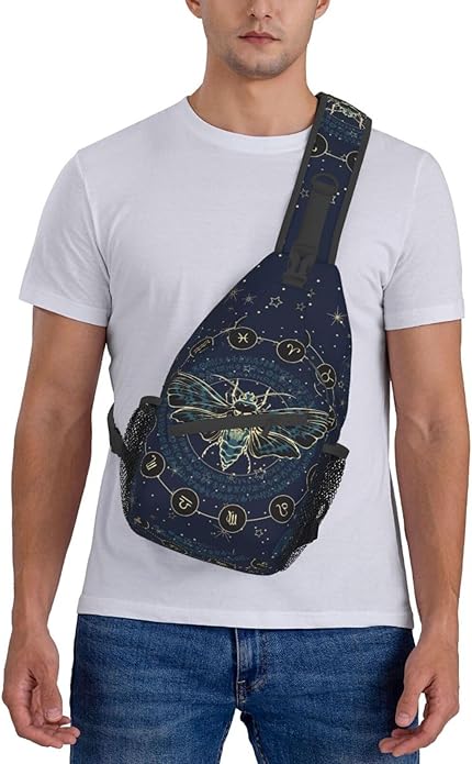 Sling Backpack Unisex Crossbody Chest Bag Shoulder Chest Bag For Women Men Hiking Travel