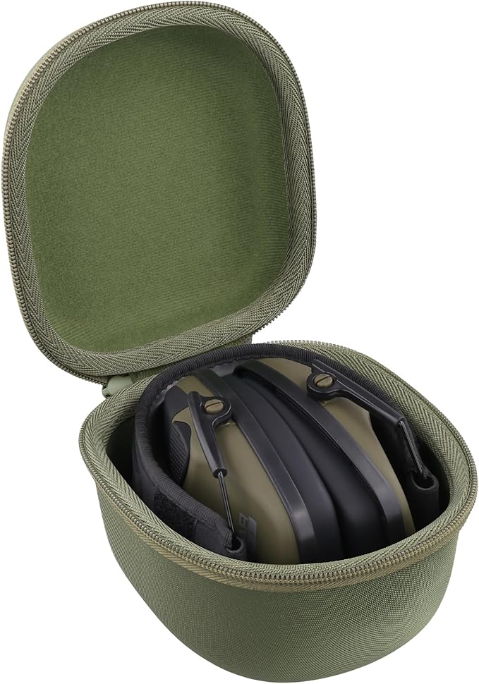 Storage Case Compatible with Walkers Razor Slim/Howard Leight Honeywell Impact Sport Electronic Ear Protection Muffs