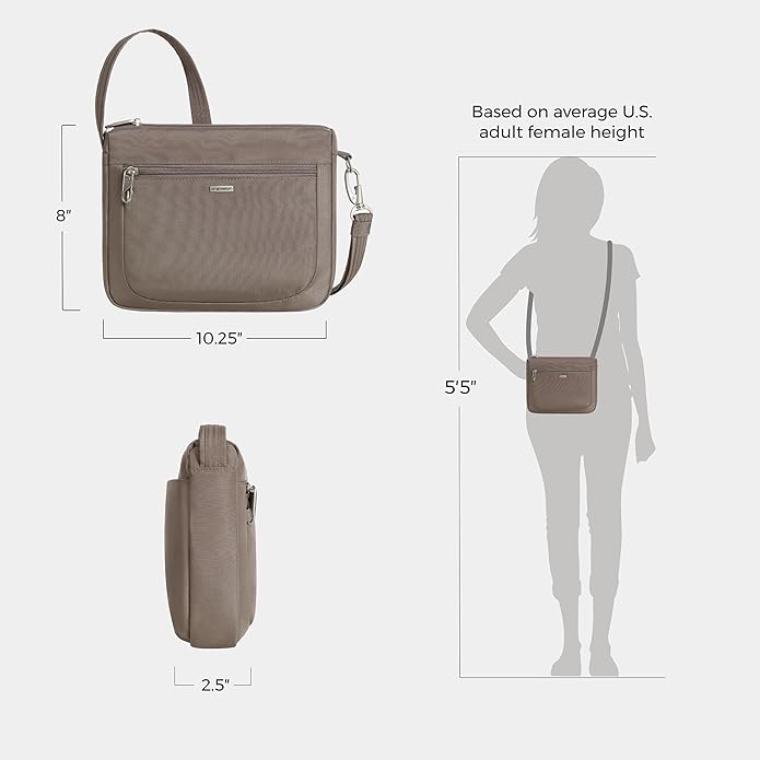 Travelon Anti-Theft Classic Small East/West Crossbody