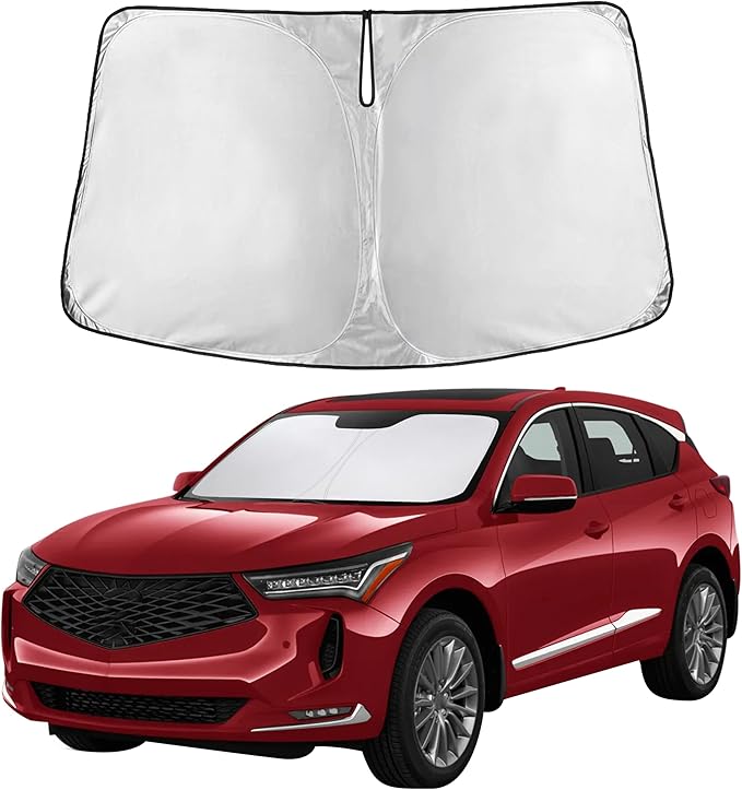 Autovir Windshield Sun Shade Fit for 2019-2024 2025 2026 Acura RDX Sunshade, Front Car Window Shades Sun Visor, Blocks UV Rays & Heat, Car Accessories