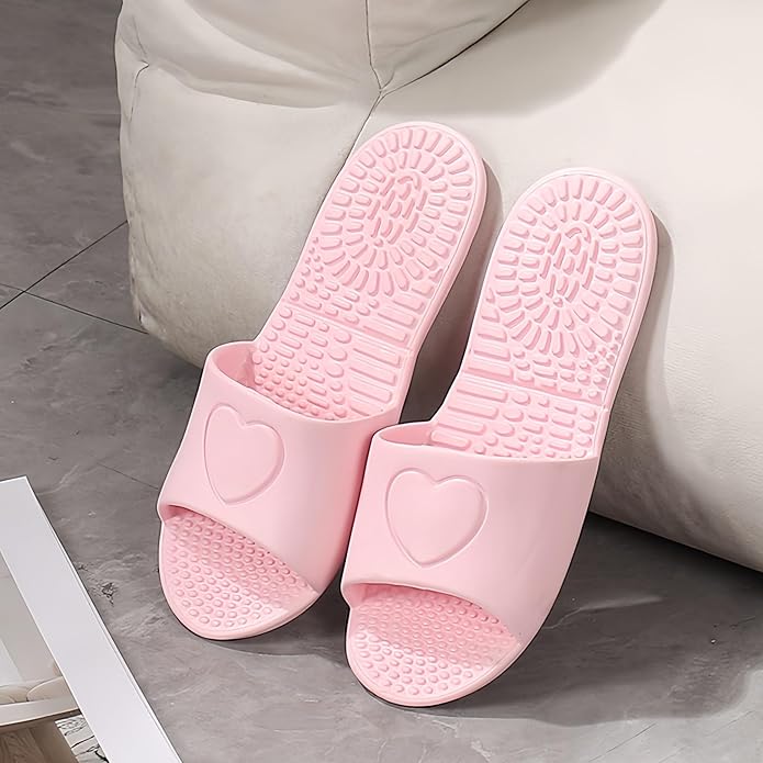 Shower Shoes Travel Foldable Portable Non Slip Slippers for Hotel Guests Swimming Spa Unisex Men Women Lightweight EVA Bathroom Slides Quick Drying Water Resistant Footwear