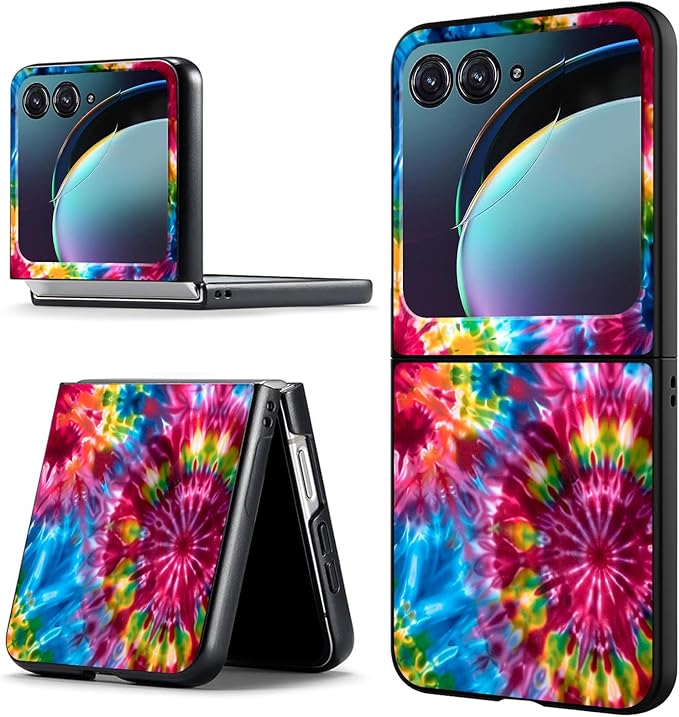 for Motorola Razr 2025 Case,for Moto Razr 60 Phone Case Cute Slim Hard PC Ultra-Thin Anti-Scratches Shockproof Protective Phone Cover,Colorful