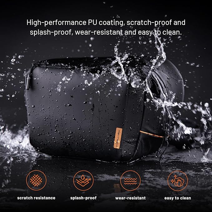 PGYTECH OneGo Solo V2 Camera Sling Bag, 6L Crossbody Camera Bag for Urban Travel Photographers, Mirrorless Camera Bag for Sony/Canon/Nikon/DJI Mavic/Air/Mini/Tripod/Laptop, Black