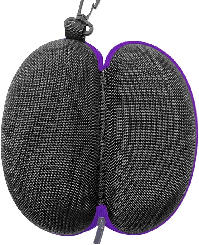 3pcs Zipper Hard Shell Sunglasses Case and Eyeglasses Case Portable Travel Glasses Case with Plastic Hook
